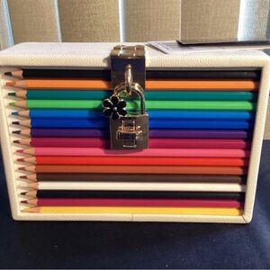 Colorful Pencil Box Clutch
